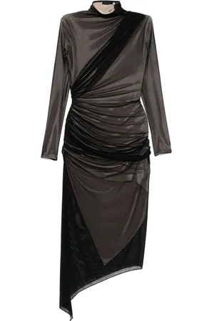 MUGLER Abito asimmetrico a doppio strato
