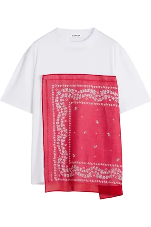 Lanvin T-shirt con inserti bandana