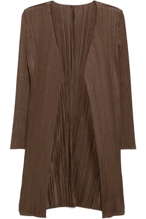 PLEATS PLEASE ISSEY MIYAKE Giacca lunga plissettata