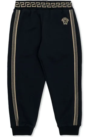 VERSACE Pantaloni sportivi con ricamo Medusa