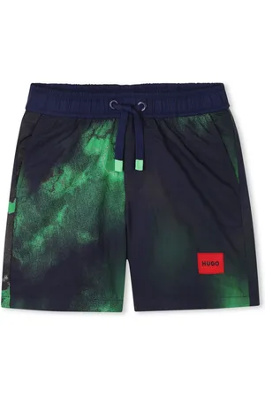 HUGO BOSS Costume da bagno con fantasia tie dye