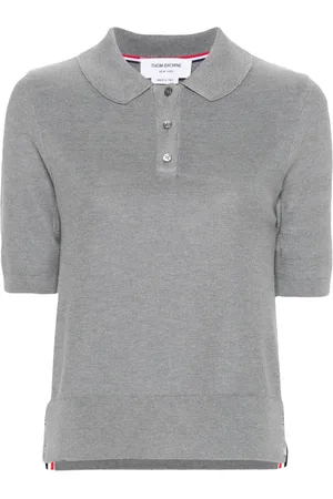 Thom Browne Polo con dettaglio a righe