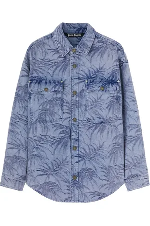 Palm Angels Camicia denim Palms
