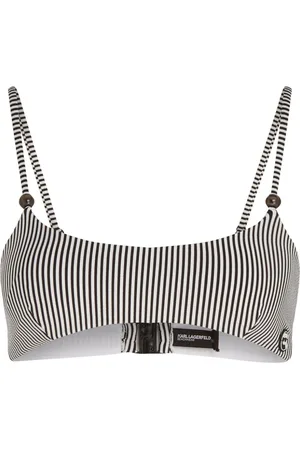 Karl Lagerfeld Top bikini Ikon a righe