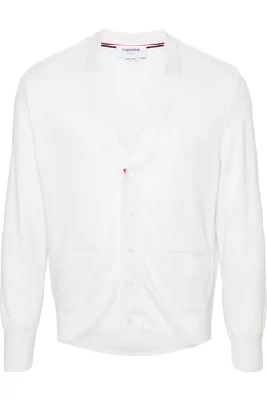 Thom Browne Cardigan con dettaglio a righe 4