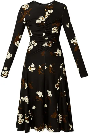 Erdem Abito midi drappeggiato