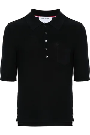 Thom Browne Polo con dettaglio a 4 righe