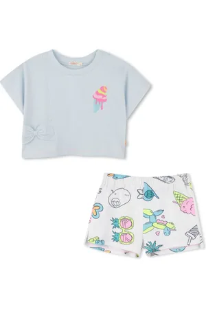 Billieblush Set con shorts e stampa
