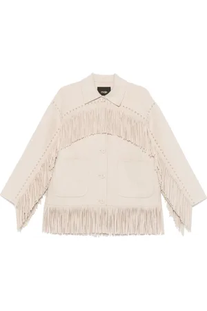 Maje Cappotto con frange