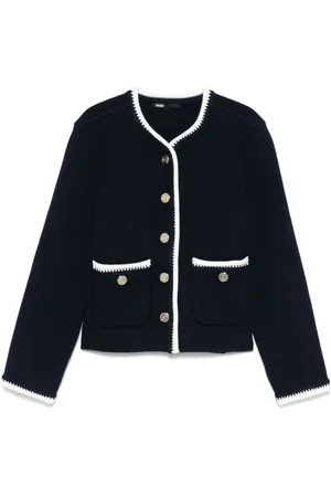 Maje Cardigan con dettagli a contrasto