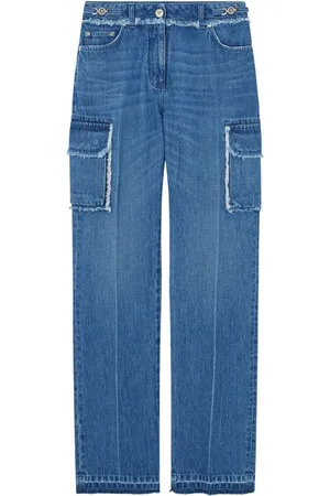 VERSACE Jeans cargo con frange