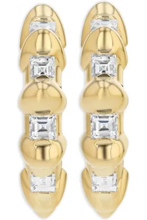 Lizzie Mandler Orecchini Bubble in giallo 18kt con diamanti