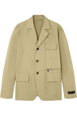 VERSACE Blazer monopetto in gabardine