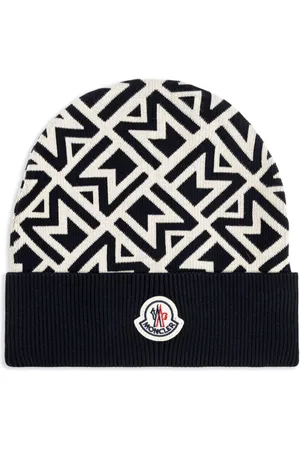 Moncler Berretto con logo all-over