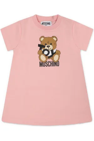 Moschino Abito corto con stampa Teddy Bear