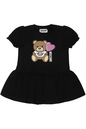 Moschino Abito corto con stampa Teddy Bear
