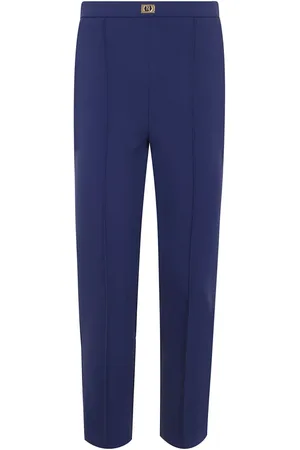 Elisabetta Franchi Pantaloni con placca logo