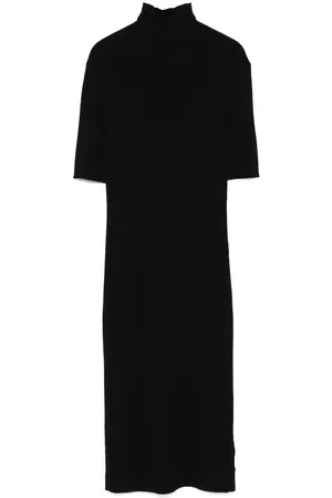 Calvin Klein Abito corto in maglia con collo rialzato
