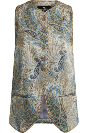 Etro Gilet con effetto jacquard