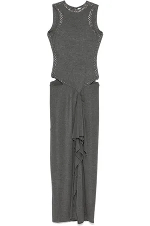 The Attico Abito midi drappeggiato