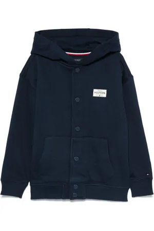 Tommy Hilfiger Felpa con logo e cappuccio