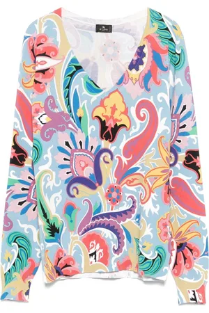 Etro Maglione con stampa paisley