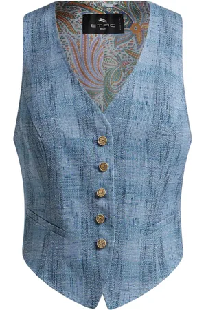 Etro Gilet con fiammatura