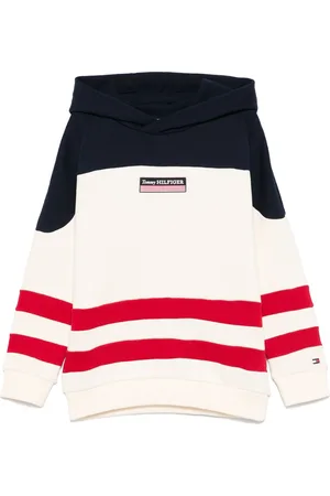 Tommy Hilfiger Felpa con logo e cappuccio