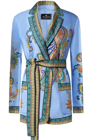 Etro Blazer in twill di seta