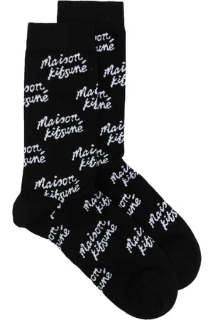 Maison Kitsuné Calzini con monogramma
