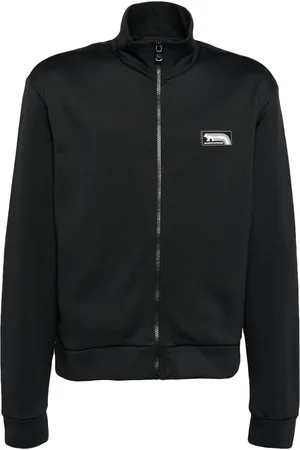 Maison Kitsuné Giacca con applicazione logo