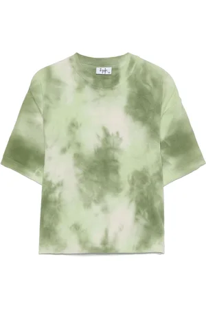 Il gufo T-shirt con stampa astratta