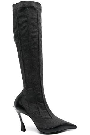 MUGLER Stivali bicolore 105mm
