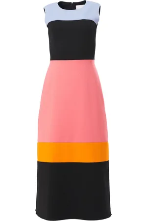 Carolina Herrera Abito midi smanicato