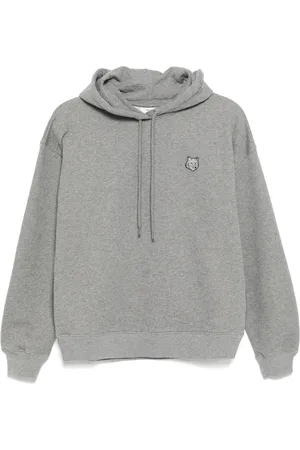 Maison Kitsuné Felpa con applicazione e cappuccio