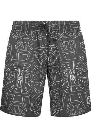 Philipp Plein Costume da bagno con monogramma
