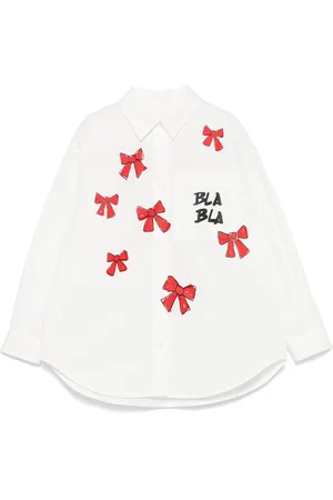 Simonetta Camicia con stampa fiocco