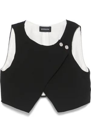 MONNALISA Top con orlo asimmetrico