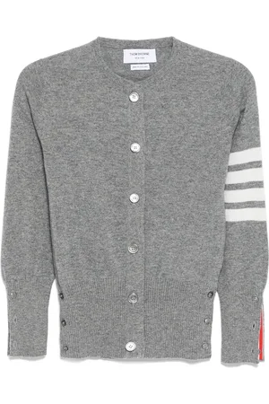 Thom Browne Cardigan con dettaglio a righe