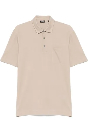 Ermenegildo Zegna Polo in cotone con ricamo logo