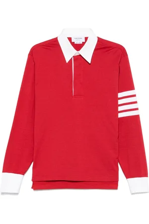 Thom Browne Polo con dettaglio a 4 righe