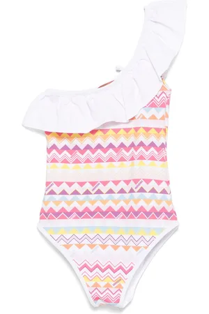 Missoni Costume con motivo a zigzag