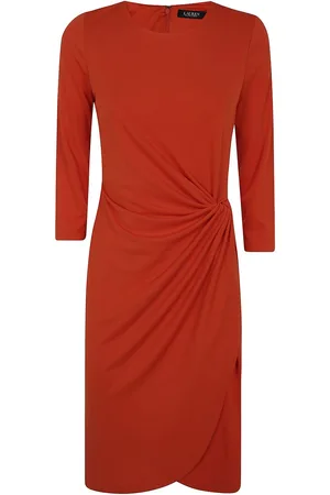 Ralph Lauren Abito midi con incrocio