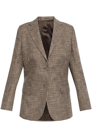 OFFICINE GENERALE Blazer con motivo pied-de-poule