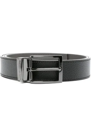 Emporio Armani Cintura reversibile in pelle