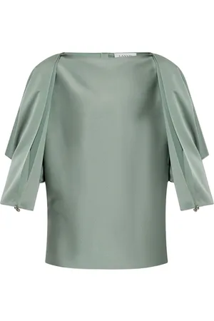 Lanvin Blusa con finitura satinata