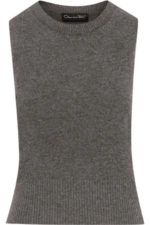Oscar de la Renta Top in misto lana vergine