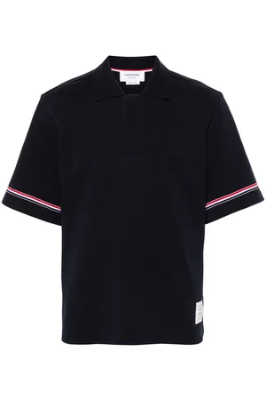 Thom Browne Polo con banda RWB