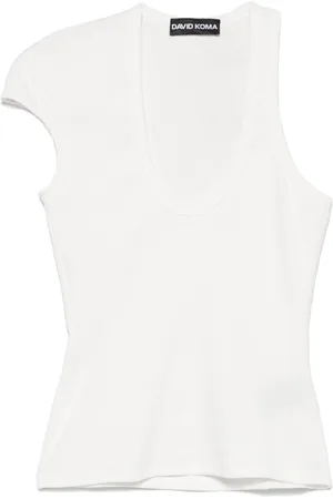 DAVID KOMA Canotta con maniche asimmetriche
