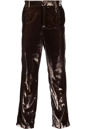 Roberto Cavalli Pantaloni sartoriali con effetto serpente